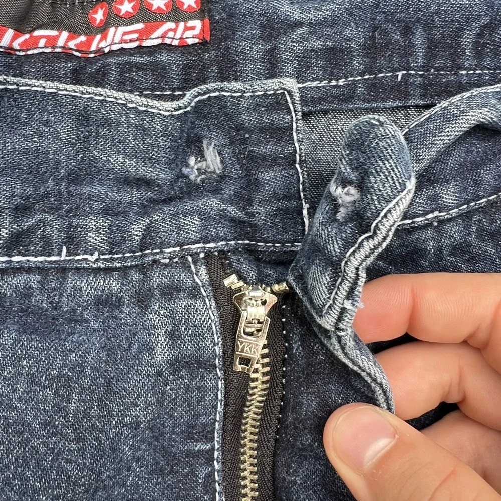 Vintage Kikwear Jean Shorts Mens 36x9.5